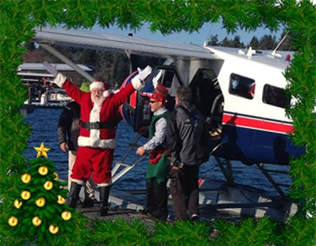 Santa and Seaplane