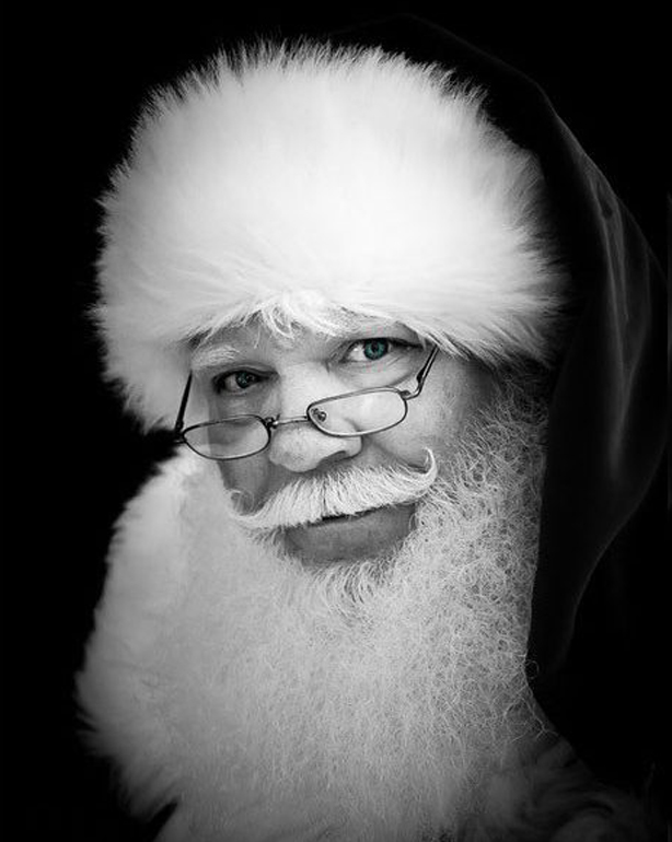 Santa Jason B&W Calgary AB