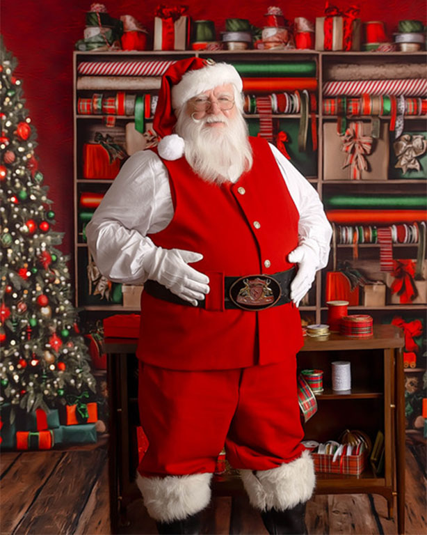 Santa Claus himself ON